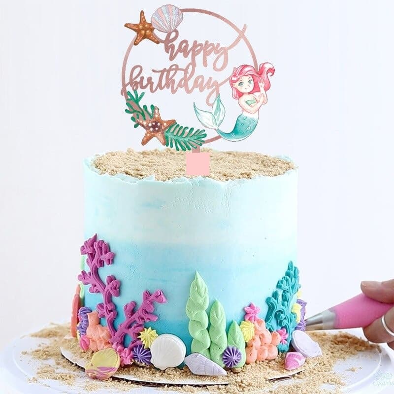 MERMAID CAKE TOPPER