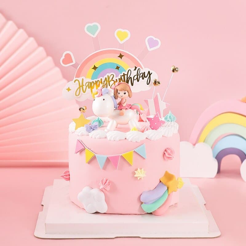 UNICORN CAKE TOPPER