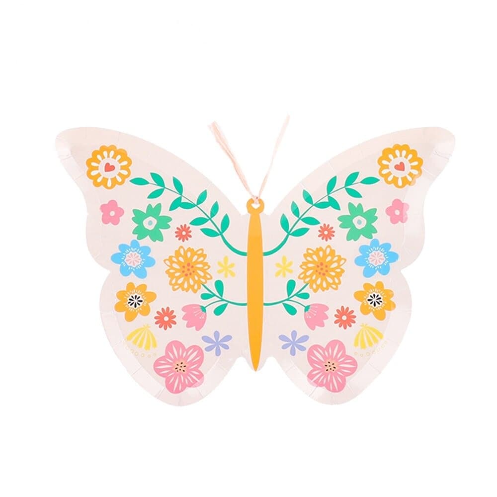 BUTTERFLY PAPER PLATES