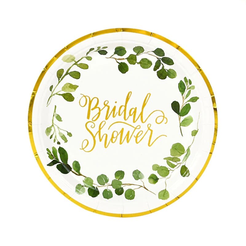 BRIDAL SHOWER PAPER PLATES