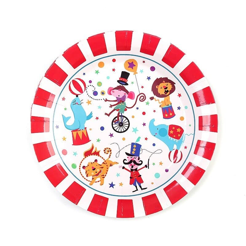 CIRCUS PAPER PLATES