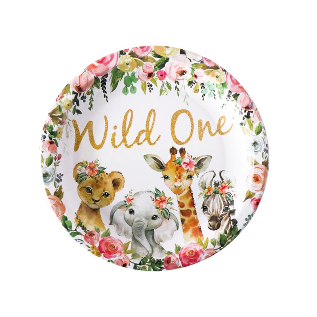 WILD ONE PAPER PLATES